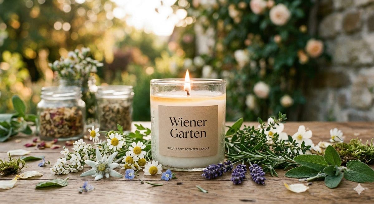 Kokulu Mum "Viyana Bahçesi" (Soya)