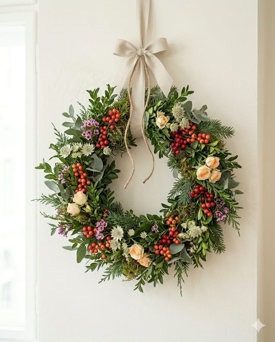 Mevsimlik Kapı Çelengi